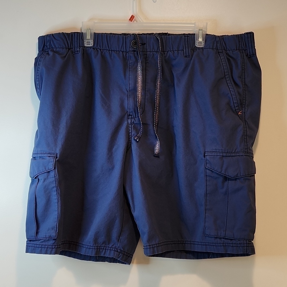 Tommy Bahama Cargo Swim Trunks Boat Shorts Blue Men's Sz XXL EUC VERY NICE!